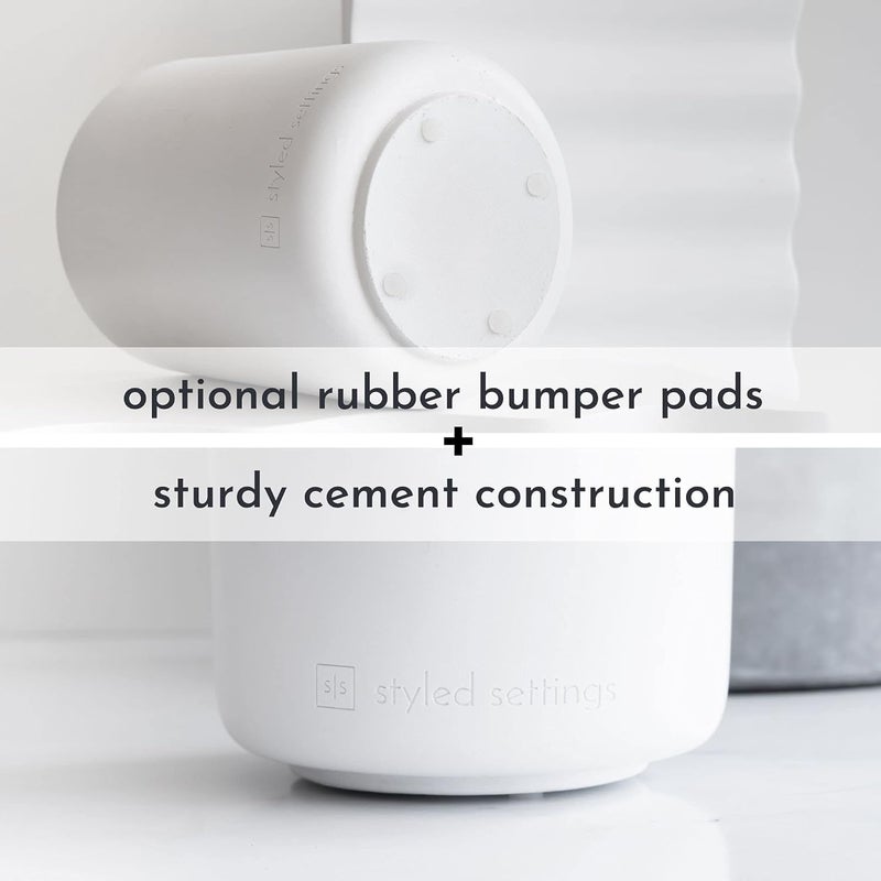 styled settings White Ceramic Utensil Holder with Interior Copper Finish - Large and Sturdy Spatula Holder - Rose Gold Kitchen Accessories, Stylish Countertop Utensil Organizer - Image 5